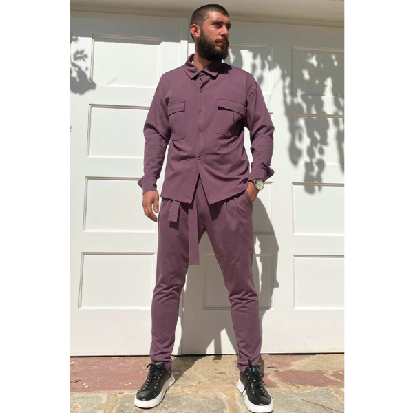 NEW WINTER SET BLACK OVERSHIRT/PANTS