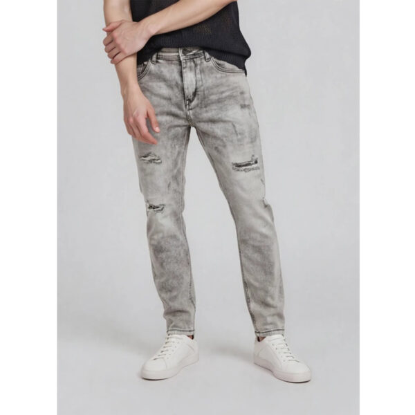 Gray Light Wash Jeans