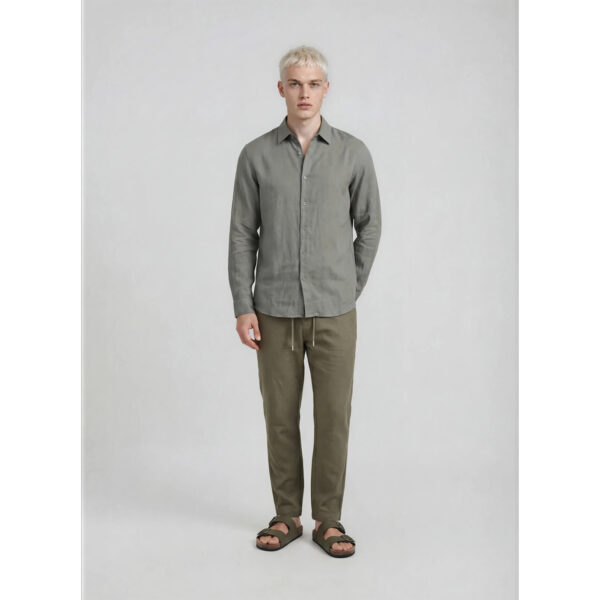 Linen Shirt 002 Long Sleeve