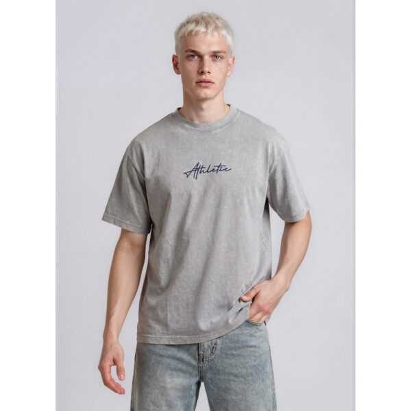 Lightwashed T-Shirt Semioversized 100% Cotton